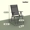 Set mobilier de gradina Tessa 4-1 negru