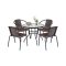 Set mobilier de gradina Lund 4-1 maro