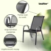 Set mobilier de gradina Arlon 4-1 negru