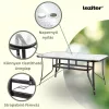 Set mobilier de gradina Arlon 4-1 negru