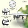 Set mobilier de gradina Nadin 4-1 negru