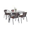 Set mobilier de gradina Elzas 4-1 maro