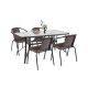 Set mobilier de gradina Elzas 4-1 maro