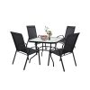 Set mobilier de gradina Juba 4-1 negru