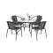 Set mobilier de gradina Rozetta 4-1 negru