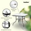 Set mobilier de gradina Rozetta 4-1 negru