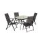 Set mobilier de gradina Amira 4-1 negru