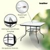 Set mobilier de gradina Amira 4-1 negru