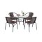 Set mobilier de gradina Rozetta 4-1 maro