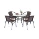 Set mobilier de gradina Rozetta 4-1 maro
