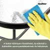 Masa de gradina Vella cu cadru metalic si sticla, neagra