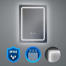 Oglinda video cu iluminare LED 60x80 cm