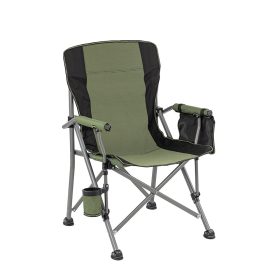 Leziter Fotoliu confort cu suport pentru pahare verde