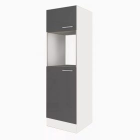 Dulap de camara Yorki dimensiunea 60, corp alb cu fata antracit satinat