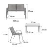 Set mobilier de gradina Lorca 4-1