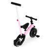 Triciclu cu mâner de împins 2 în 1 roz