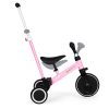Triciclu cu mâner de împins 2 în 1 roz