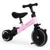 Triciclu cu mâner de împins 2 în 1 roz