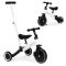 Triciclu cu trei roți cu scaun cu rotile 2 în 1