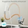 Baterie chiuveta independenta Corin cu cioc flexibil bej