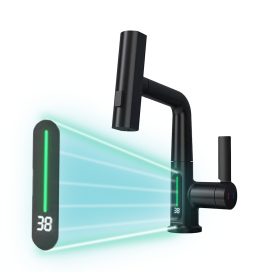 Baterie chiuveta Mara cu cap multifunctional si afisaj digital, neagra