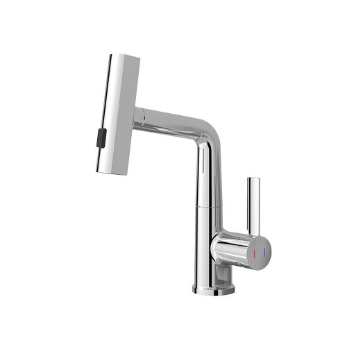 Baterie chiuveta Mara cu cap multifunctional, crom