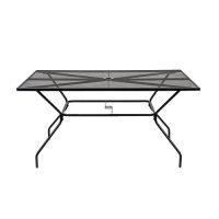 Masă cu cadru metalic